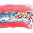 How Chris and his trucks saved Christmas illustration