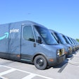 Amazon Rivian electric delivery vans