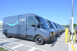 Amazon Rivian electric delivery vans