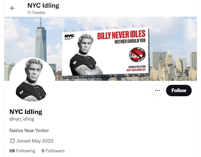 New York City idling law Billy Idol