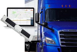 Swift truck with SkyBitz Kinnect trailer tracking device