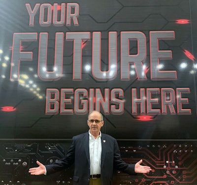 Kenneth Calhoun with the Be Pro Be Proud trailer