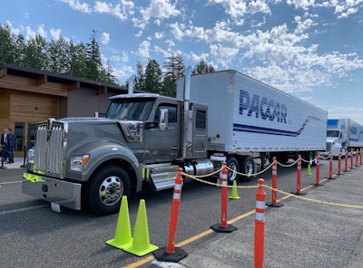 Kenworth W990 at a PACCAR media event