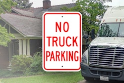 no truck parking at home