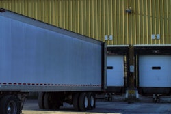 Trailer backing to a dock