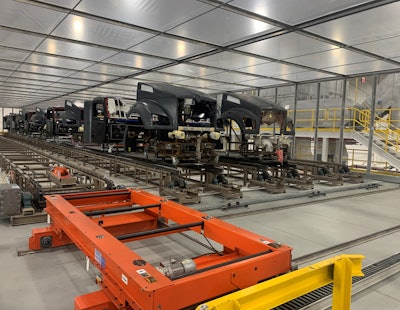 Kenworth truck assembly line