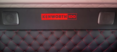 Kenworth sleeper back wall