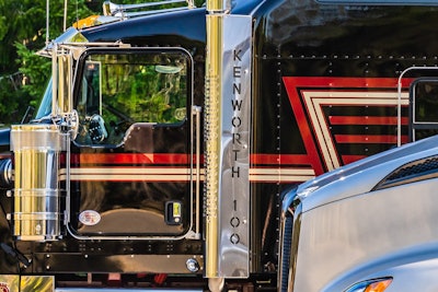 Kenworth 100 exhaust shield cutout