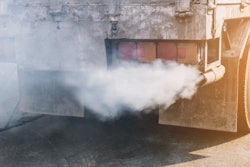 exhaust smoke coming from a tailpipe
