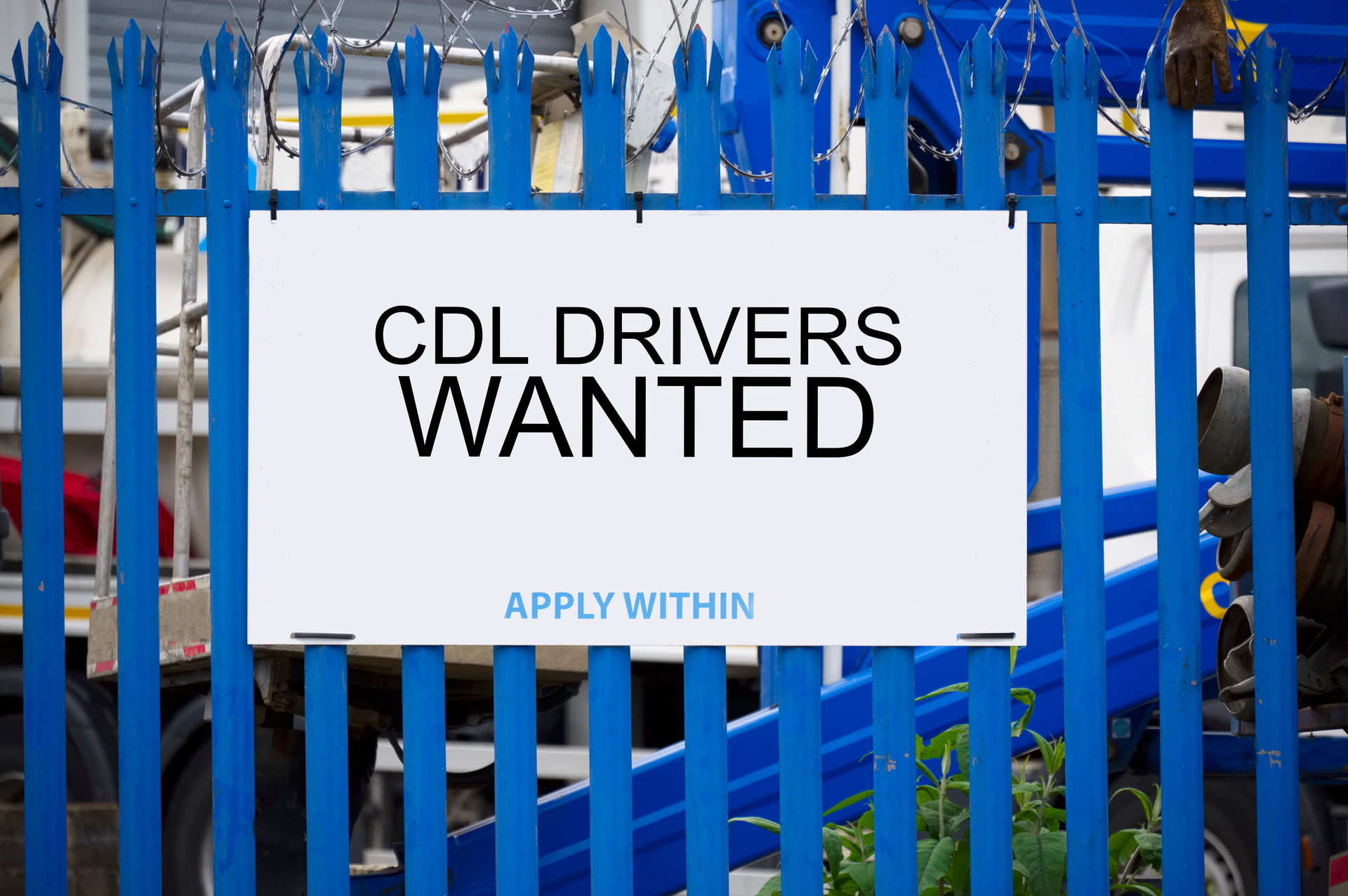 truck drivers wanted sign