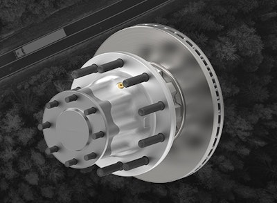 ConMet's wheel hub disconnect (in development) can disengage the wheel end from the electric motor to improve efficiency and extend electric vehicle range.