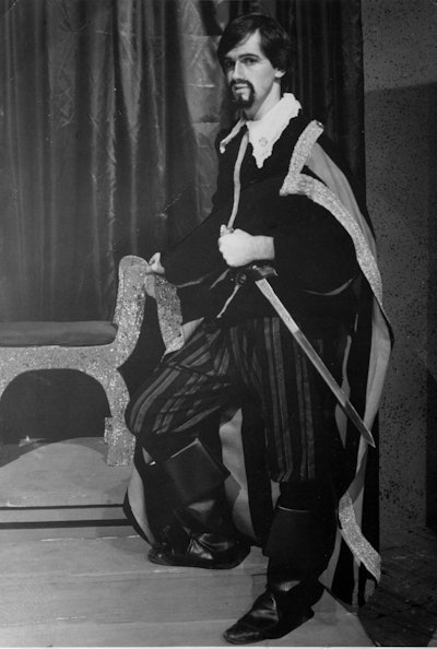 Kenneth's flair for speech eventually led him to the theatre department, where he landed the role of Macbeth.