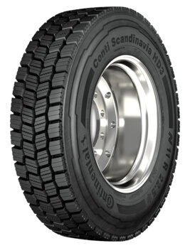 The Conti Scandinavia HD3 is a regional drive tire for use in extreme weather conditions.