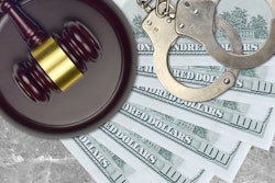 fraud gavel handcuffs money