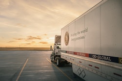 Old Dominion truck at sunset