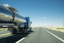 tanker truck on highway
