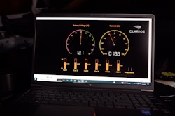 Clarios Smart AGM battery monitoring screen