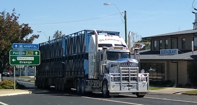 conventional tractor with moose bar