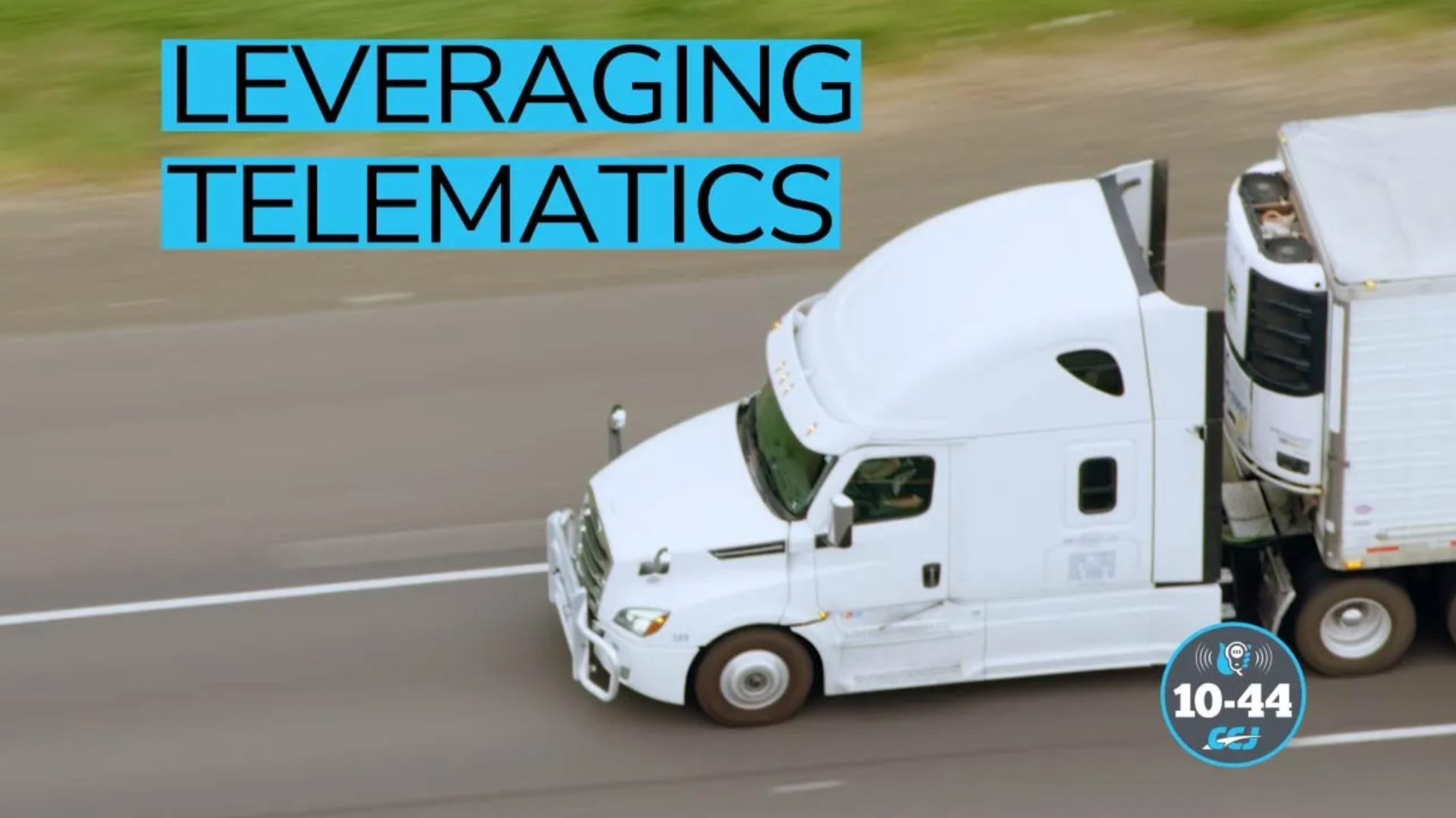 Leveraging telematics truck on highway YouTube cover