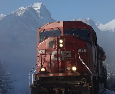 cp train in the mountains