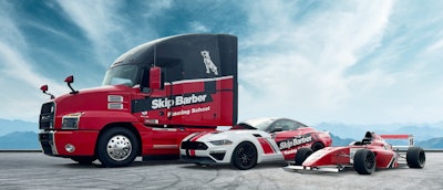 Mack Anthem with Skip Barber cars