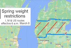 Michigan spring weight restrictions