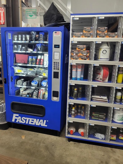 Shop supply cabinets