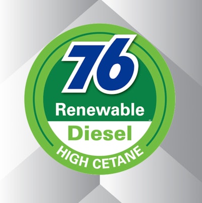 Renewable diesel is made from plant and animal fats that unlike biodiesel undergoes hydrotreating to produce a drop-in, low-carbon fuel that does not requiring mixing with conventional diesel. 76, a Phillips 66 company, sells renewable diesel throughout California.