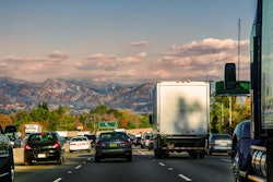 Traffic on a California highway