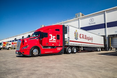 C.R. England Kodiak truck