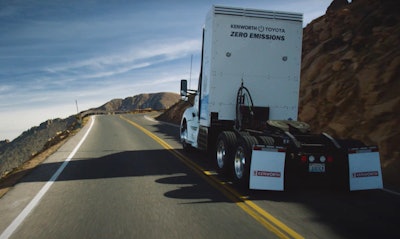 Kenworth on highway