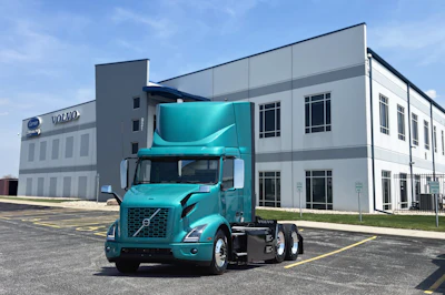 Volvo Trucks North America electric VNR Illinois