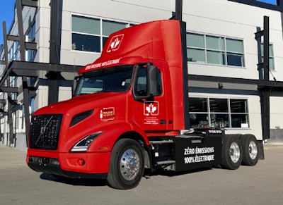 Coca-Cola Canada Volvo VNR Electric