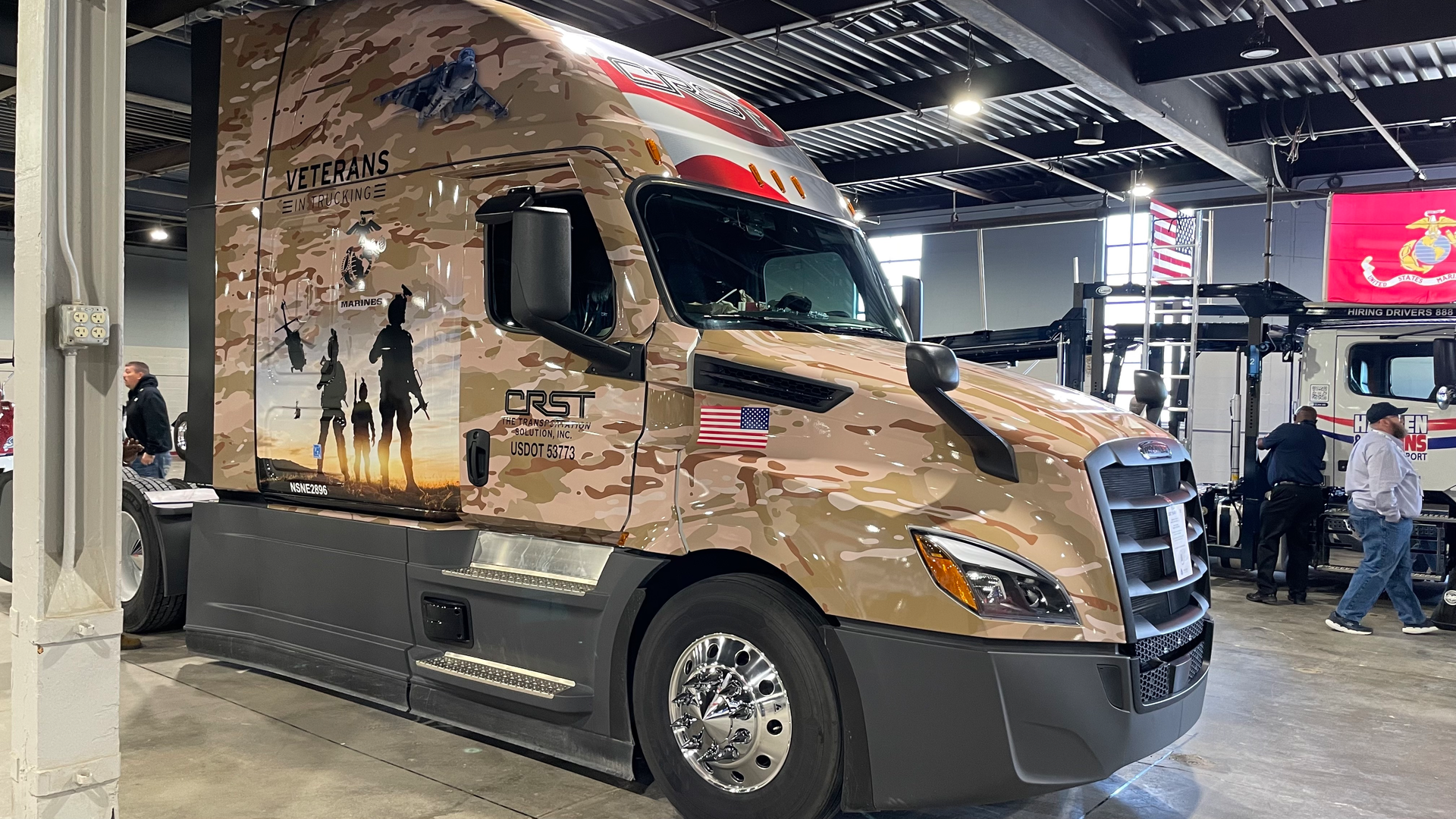 CRST veterans truck