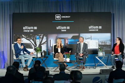 SDG&E's EV Fleet Day included panels like this one on GM's Ultium EV Platform.