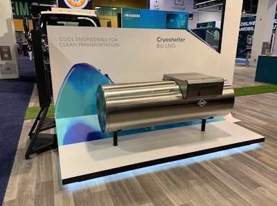 Hexagon Agility's Bio LNG Cyroshelter can provide greater range than bio compressed natural gas but a lack of fueling infrastructure in the U.S. remains one of the biggest barriers to adoption.