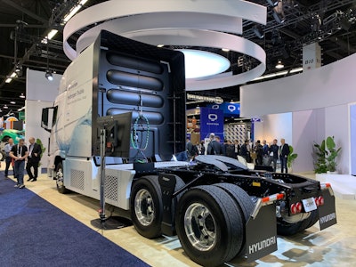 Regarding maintenance, Freymueller said, 'Ultimately I think the maintenance cost will be lower than diesel but probably a bit more expensive than battery.'