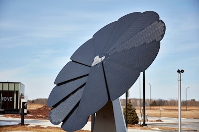 SmartFLower solar at The Grove