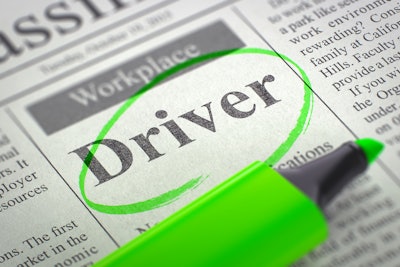 Driver wanted ad