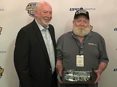 CPC Logistics driver Ron Mahar NPTC Hall of Fame