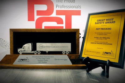 PGT Trucking PMTA awards