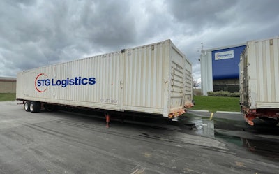 STG Logistics container trailer