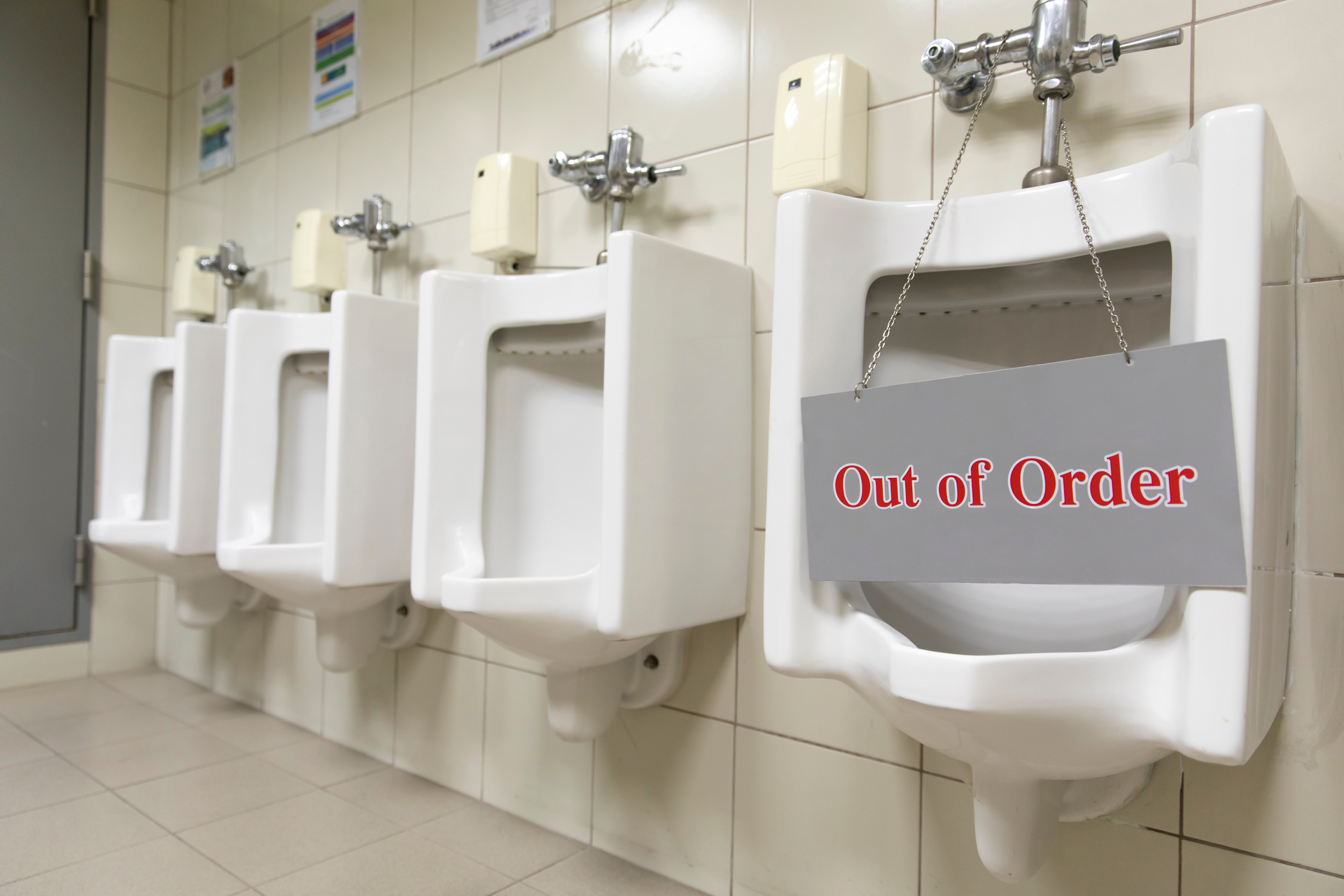 Restroom out of order