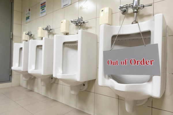 Restroom out of order