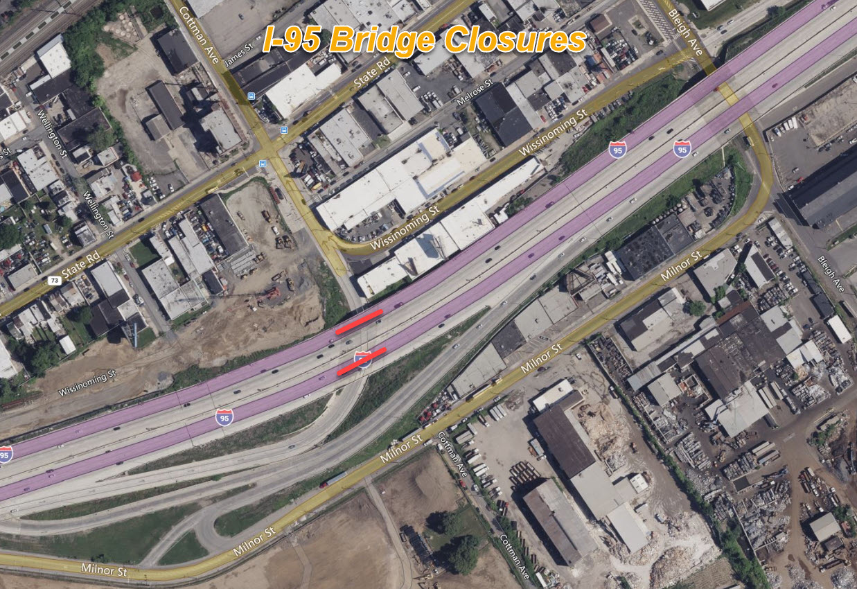 i-95 bridge closure