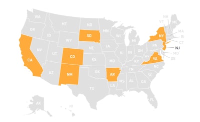 Nikola has a webpage dedicated to keeping up with incentive for heavy-duty zero emission vehicles (ZEVs). Their map above shows only eight states offering funding programs for commercial ZEVs.