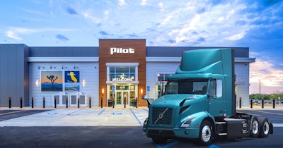 Volvo Group North America and Pilot Company announced late last year they will develop a national, high-performance public charging network for medium- and heavy-duty battery electric trucks utilizing select Pilot and Flying J travel centers across the U.S.