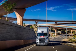 Torc Autonomous Test Truck on the New Mexico highways