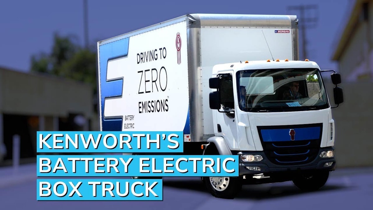 Ride along in Kenworth's K270E electric box truck Commercial Carrier