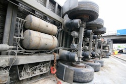 rollover truck crash